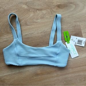 L Space Eco Jess Bikini Top Cornflower